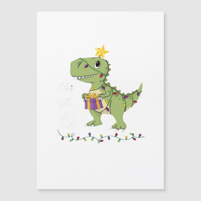 Lasst uns Weihnachts-Klassiker erleben Magnetkarte (Vorderseite)