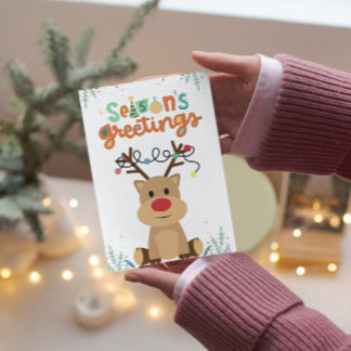 Lasst uns Weihnachtskarte essen Karte