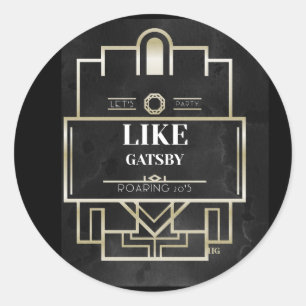 Lasst uns wie Gatsby feiern Sticker