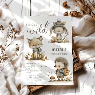 Lasst uns wild sein   Geburtstagsfeier Einladung