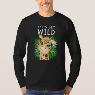 Lasst uns wilde Zoo-Tiere-Safari-Party im Zoo feie T-Shirt