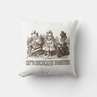 Lasst uns Wonderland Alice Queens neu beleuchten Kissen