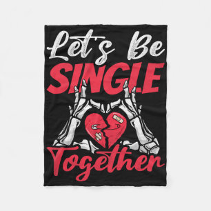 Lasst uns zusammen Single sein, Singles Awareness Fleecedecke