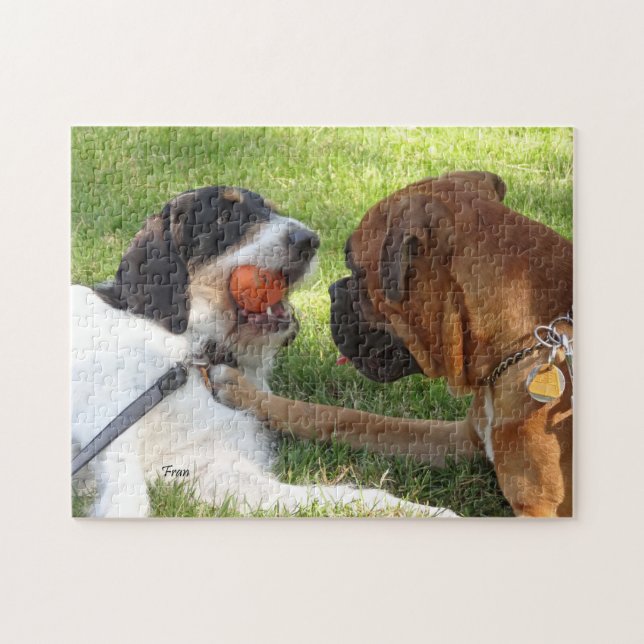 Lasst uns zusammen spielen puzzle (Horizontal)