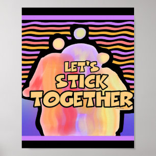 Lasst uns zusammenhalten poster