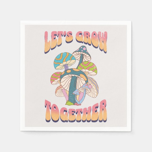 Lasst uns zusammenwachsen serviette (Vorderseite)