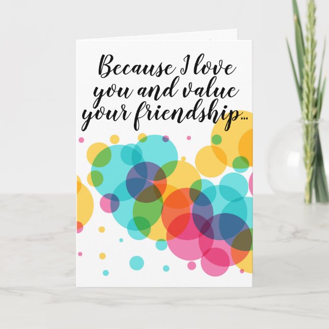 Lasst uns zustimmen, nicht darüber zu reden... karte (Vorderseite)