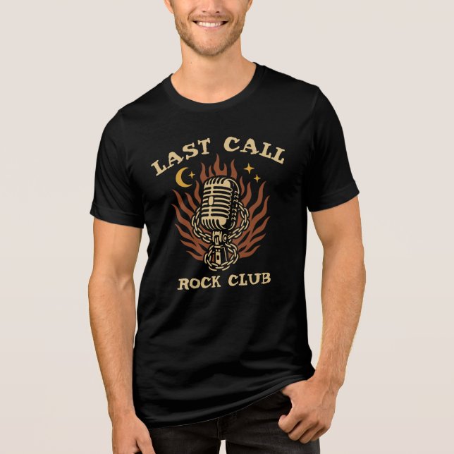 Last Call Rock Club Tri-Blend Shirt (Vorderseite)