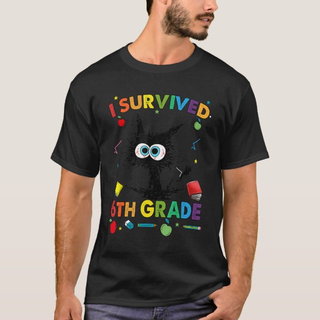 Last Day Of 6th Grade Graduation Teacher Kids T-Shirt (Vorderseite)