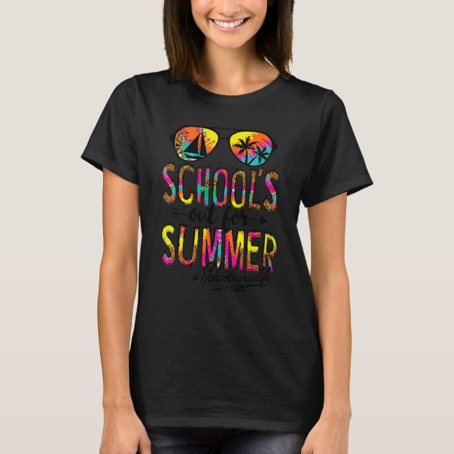 Last Day Of School Schools Out For Summer School N T-Shirt (Vorderseite)