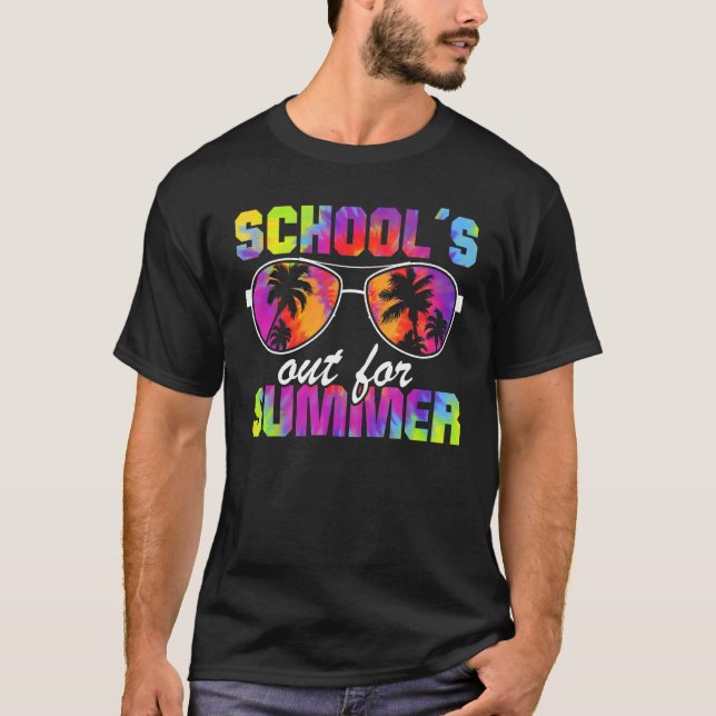 Last Day Of School Schools Out For Summer Teacher  T-Shirt (Vorderseite)