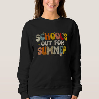 Last Day of School Tie Dye School Graduation Sweatshirt
