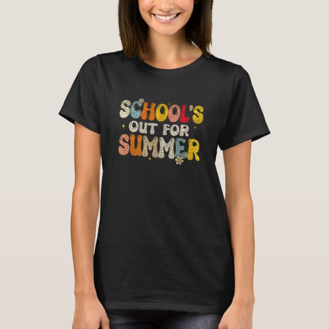 Last Day of School Tie Dye School Graduation T-Shirt (Vorderseite)