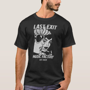 Last Exit Music Factory- Retro Girls- Dunkles T-Sh T-Shirt