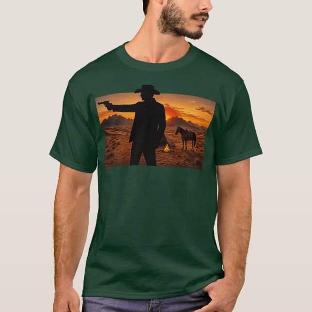 Last Light, First Shot Design T-Shirt (Vorderseite)