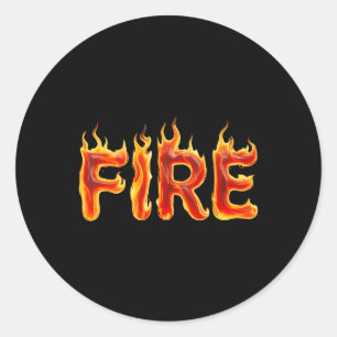 Last Minute Fire and Ice Halloween Match Runder Aufkleber