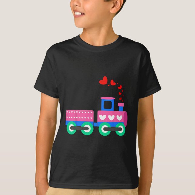 Last of Liebe Train Valentine Day - Train Operator T-Shirt (Vorderseite)