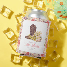 Last Rodeo Cowgirl Boot Floral Bachelorette Dosenkühler