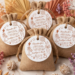 Last Rodeo Disco Cowgirl Bachelorette Party Geschenkanhänger