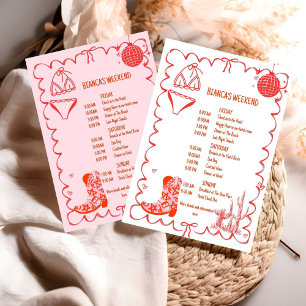 Last rodeo Nashville Bachelorette Weekend Party Einladung