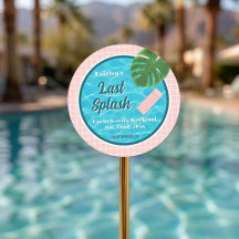 Last Splash Bachelorette Weekend Pool Party Favor