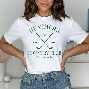 Last Swing Golf Country Club Junggesellinnenabschi T-Shirt