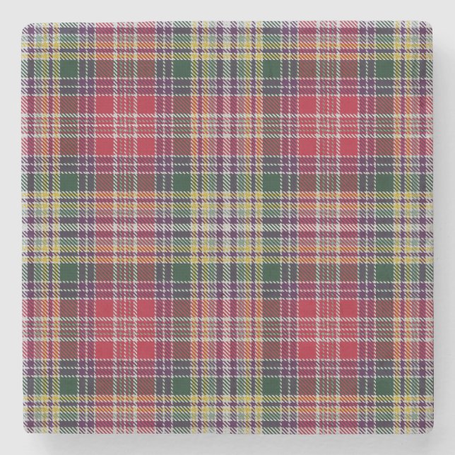 Lasting Tartan Steinuntersetzer (Vorderseite)