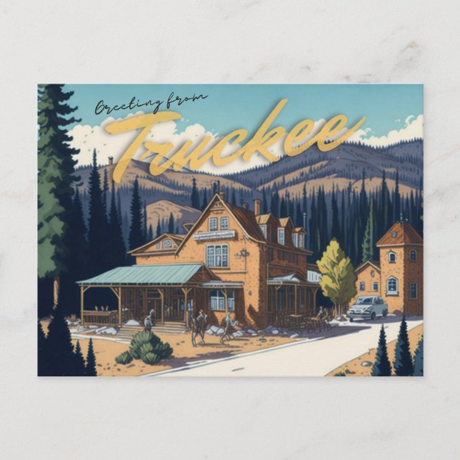 Lastkraftwagen, CA Postkarte (Vorderseite)