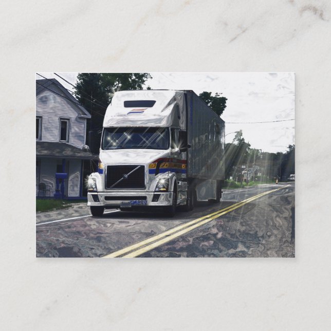 Lastkraftwagen Güterverkehrsunternehmen Schwertran Visitenkarte (Rückseite)