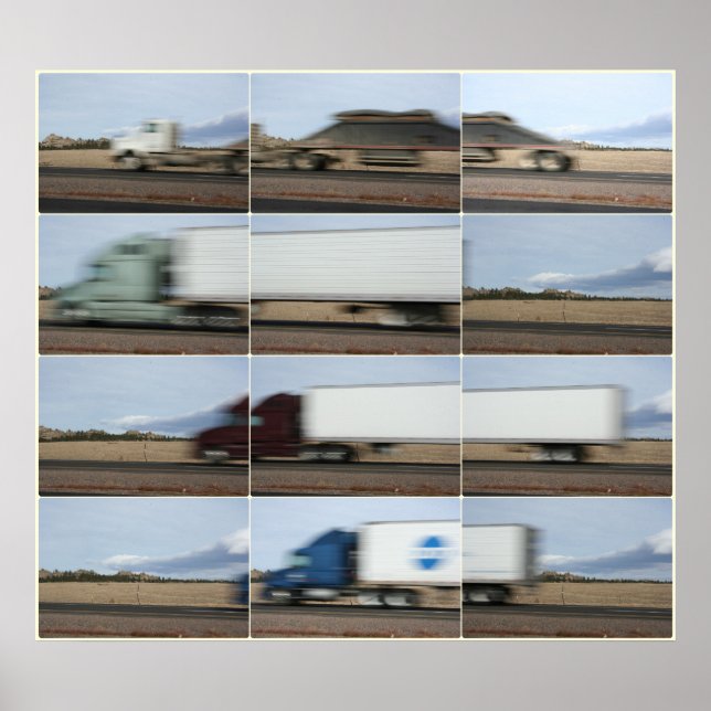 Lastkraftwagen Poster (Vorne)