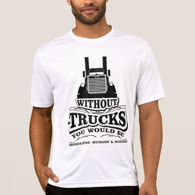 Lastkraftwagen T-Shirt (Vorderseite)