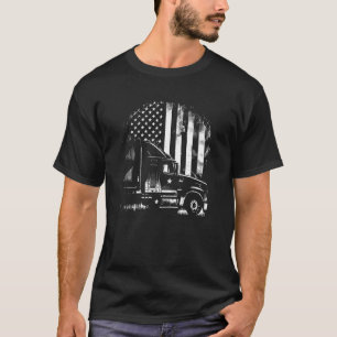 Lastkraftwagenfahrer American Big Rigs Diesel Truc T-Shirt
