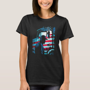 Lastkraftwagenfahrer American Big Rigs Diesel Truc T-Shirt