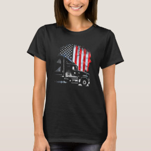 Lastkraftwagenfahrer American Big Rigs Diesel Truc T-Shirt