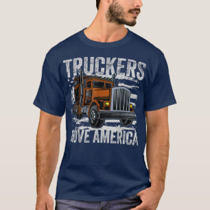 Lastkraftwagenfahrer Vintag T-Shirt
