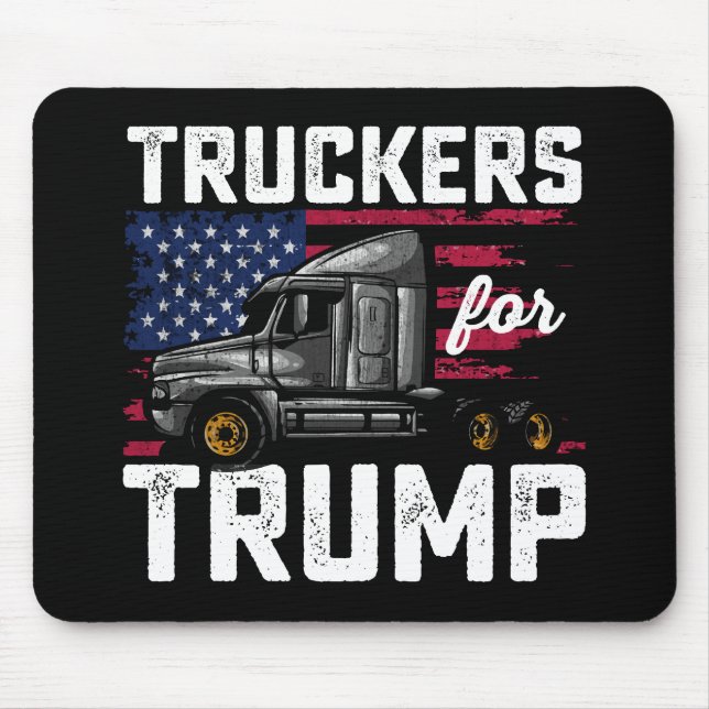 Lastwagen für die Präsidentschaftswahl von Trump V Mousepad (Vorne)