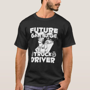 Lastwagenfahrer Future Rig Trucking LKW Müll T-Shirt