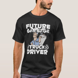 Lastwagenfahrer Future Rig Trucking LKW Müll T-Shirt