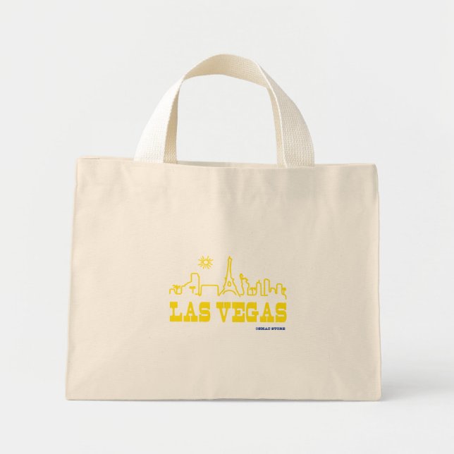 LASVEGAS mini tote Stoffbeutel (Vorne)