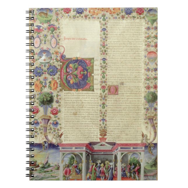 Lat 422 VolI fol.280v der Anfang des Buches von Notizblock (Vorderseite)