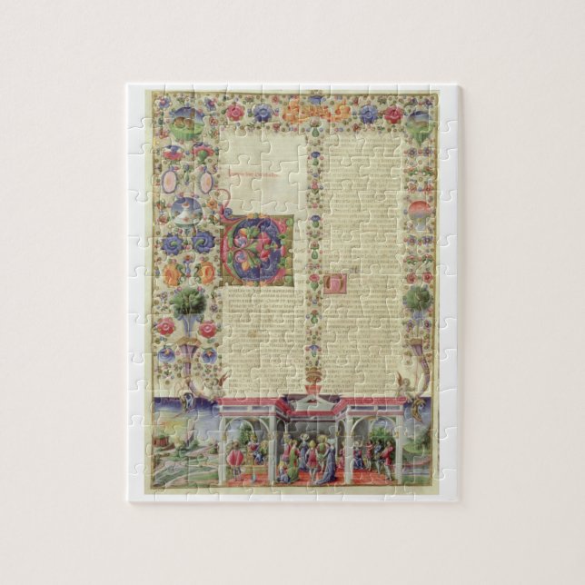 Lat 422 VolI fol.280v der Anfang des Buches von Puzzle (Vertikal)