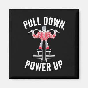 Lat Pulldown Bodybuilding Fitness Workout Magnet
