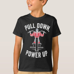 Lat Pulldown Bodybuilding Fitness Workout T-Shirt
