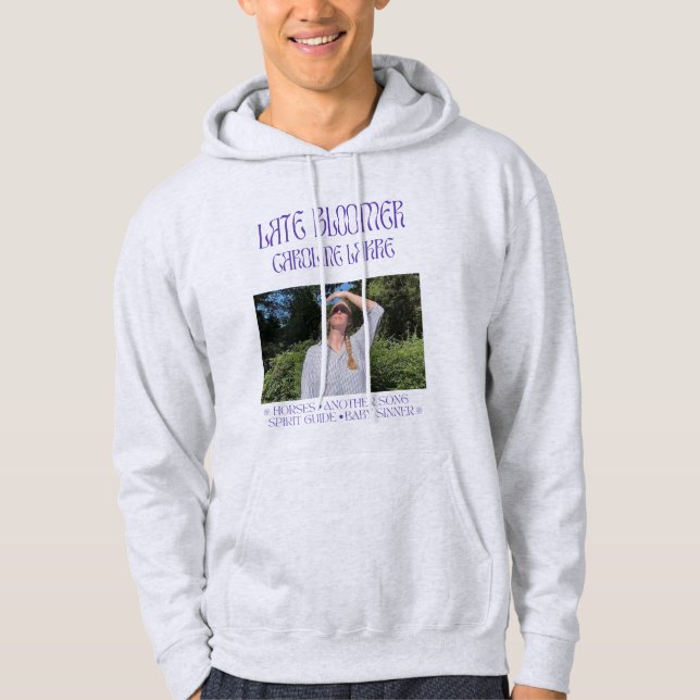 Late Bloomer Pullover-Sweatshirt Hoodie (Vorderseite)