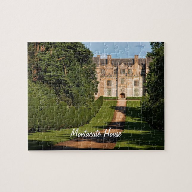Late Elizabethan Montacute House State Zuhause Puzzle (Horizontal)