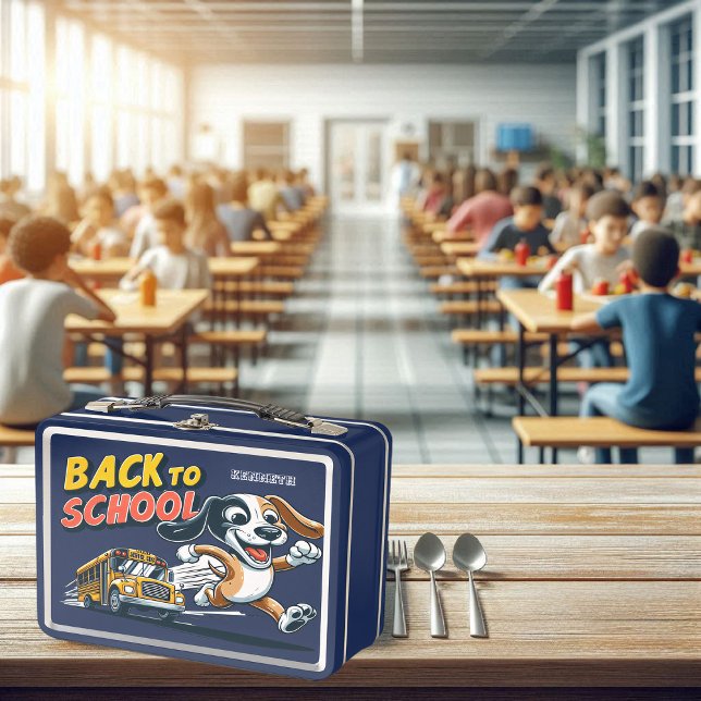 Late for School Dog Lunchbox (Von Creator hochgeladen)