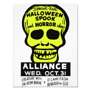 Late Spook and Horror Show Fotodruck