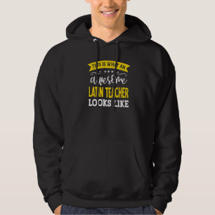 Latein Lehrer Job Titel Mitarbeiter Funny Worker L Hoodie