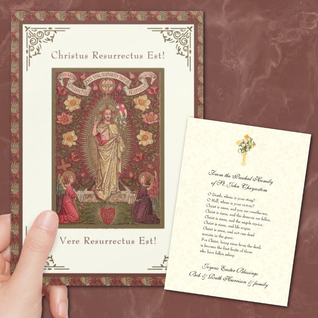 Latein Osterpaschal Segen Jesus Auferstehung (Von Creator hochgeladen)