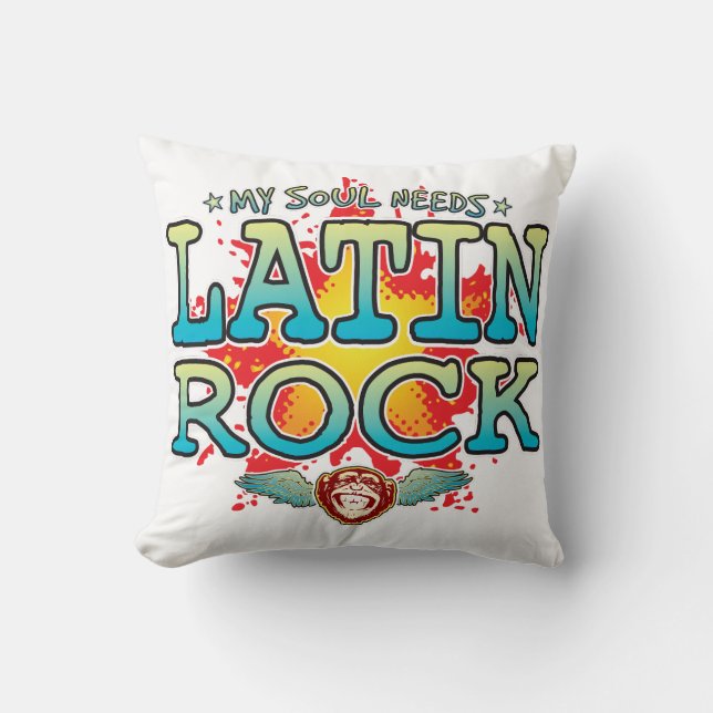 Latein Rock Soul Cushion Kissen (Vorderseite)